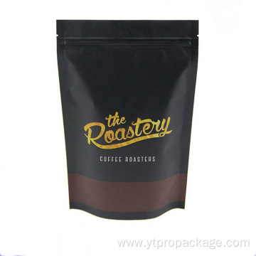 custom coffee bag stand up pouch with ziplock